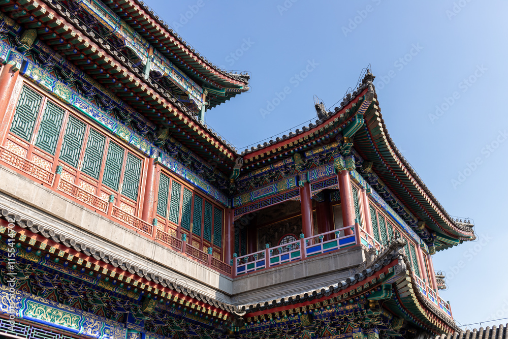 Grand Opera building in Dehe Garden, Summer Palace, Beijing, China Grand Opera building in Dehe Garden, Summer Palace, Beijing, China