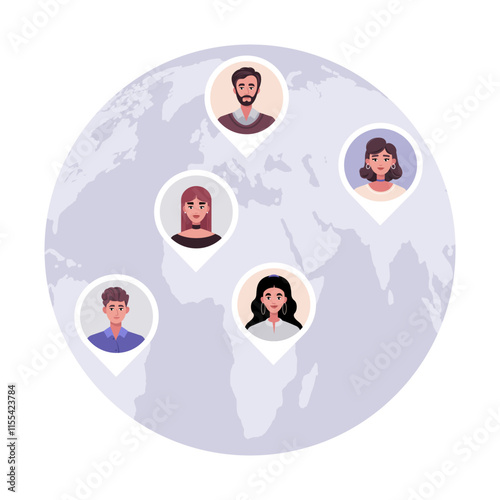 004 - Map with character icons