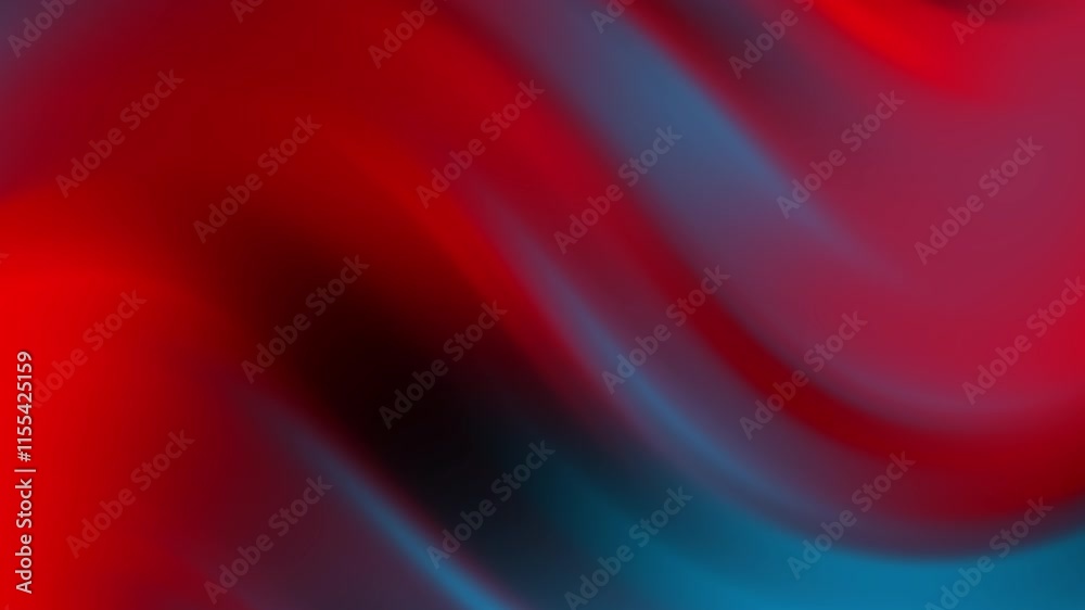 Abstract red waves create a fluid, dynamic visual effect.