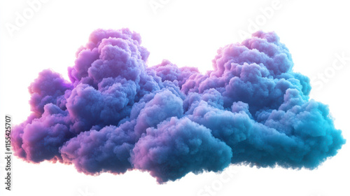 A dramatic sky featuring deep violet and teal hues, illuminated by piercing silver light rays breaking through stylized, fluffy clouds
