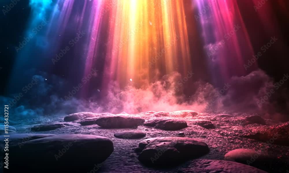custom made wallpaper toronto digitalCosmic Rocks: A Mystical Nightscape