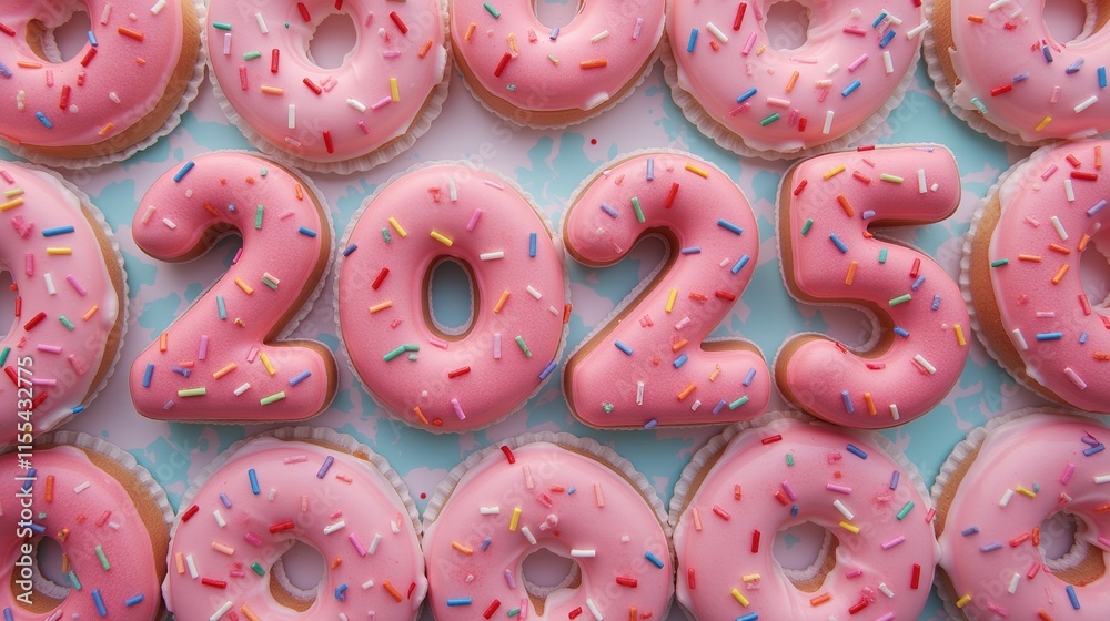 Pink Donut Numbers Pink Donut Numbers