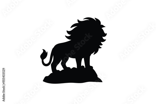 Lion Silhouette Vector Design