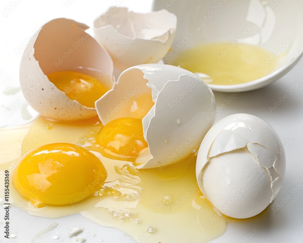 eggs and flour isolated on transparent background eggs and flour isolated on transparent background