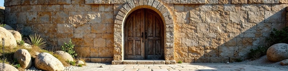 Ancient stone doorway with detailed stonework, doorway, stone doorway Ancient stone doorway with detailed stonework, doorway, stone doorway