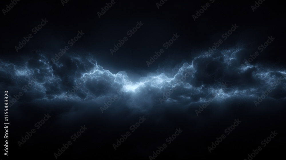 Obraz premium A dark sky with a stormy look to it