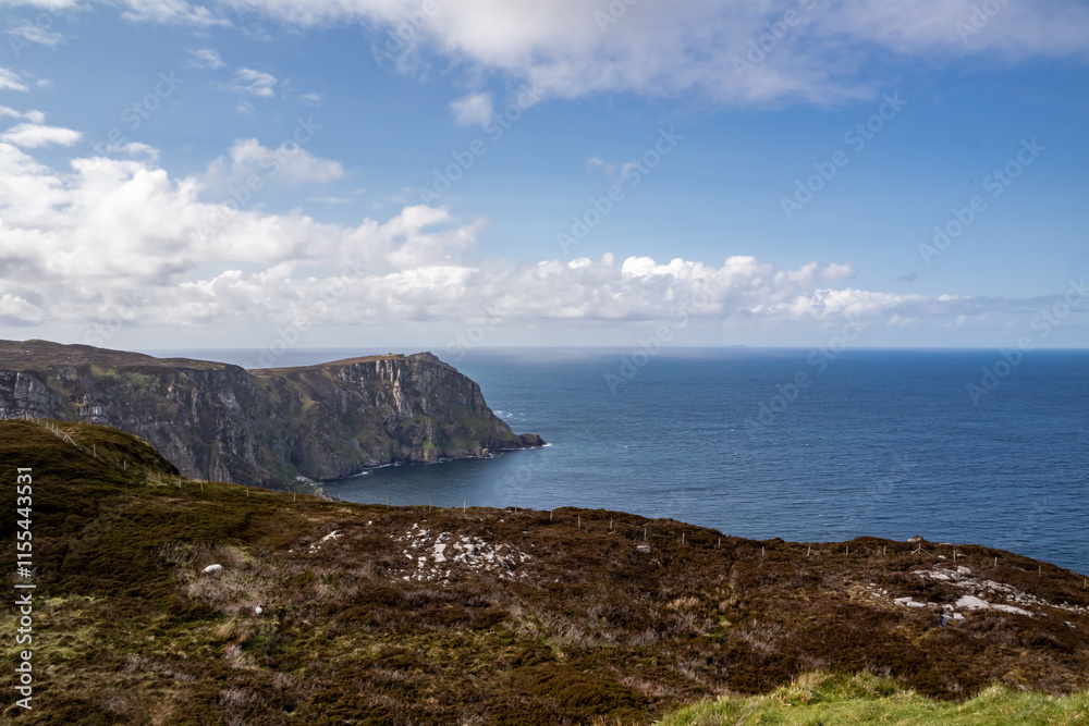 View over the Cliffs of Horn Head in County Donegal in Ireland View over the Cliffs of Horn Head in County Donegal in Ireland