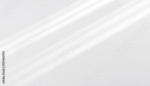 Elegant Play of Light and Shadows on a White Surface