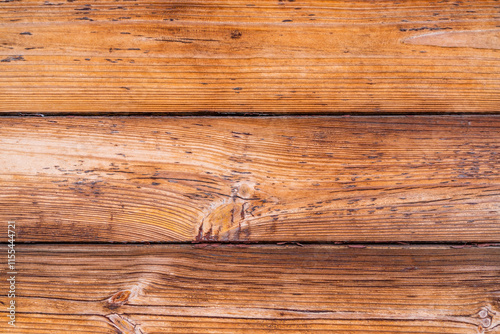 Old boards with varnish for use by a graphic artist as a good base for graphics.