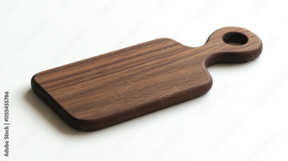 Wooden cutting board with a handle. Wooden cutting board with a handle.