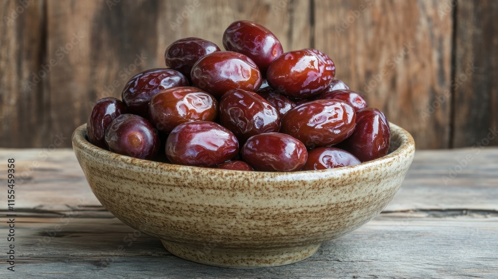 A Bowl of Luscious Dates: A Still Life of Sweetness