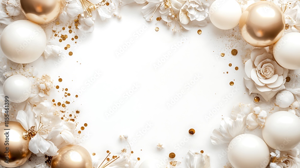 Elegant floral arrangement for celebrations studio decorative content bright atmosphere aerial view festive concept Elegant floral arrangement for celebrations studio decorative content bright atmosphere aerial view festive concept
