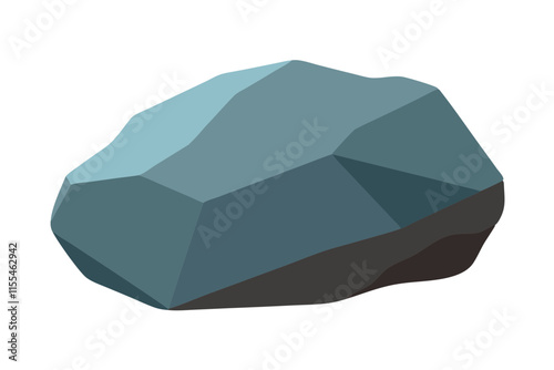 Rock flat vector illustration vector illustration isolated on transparent background
