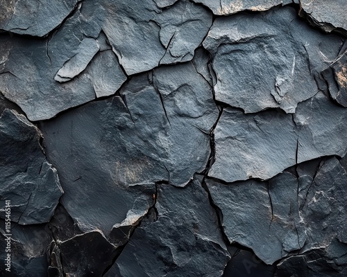 Black dark gray slate stone texture. Cracked rough surface. Perfect natural backdrop for bold designs.