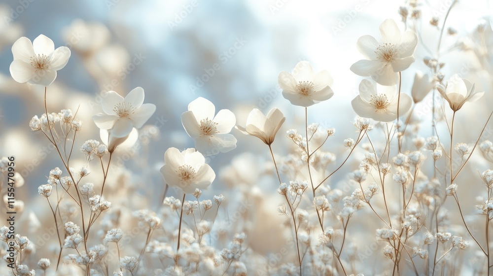 Fototapeta premium 2025 Wedding special background pictures, commercial pictures, flower background pictures, beautiful scene pictures