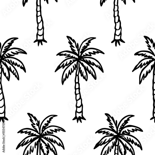 palm tree silhouettes