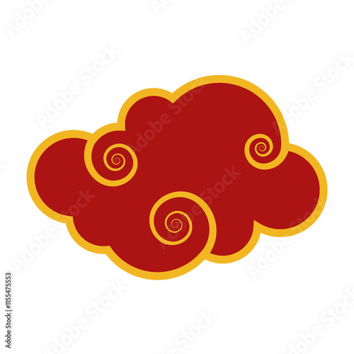 chinese cloud illustration