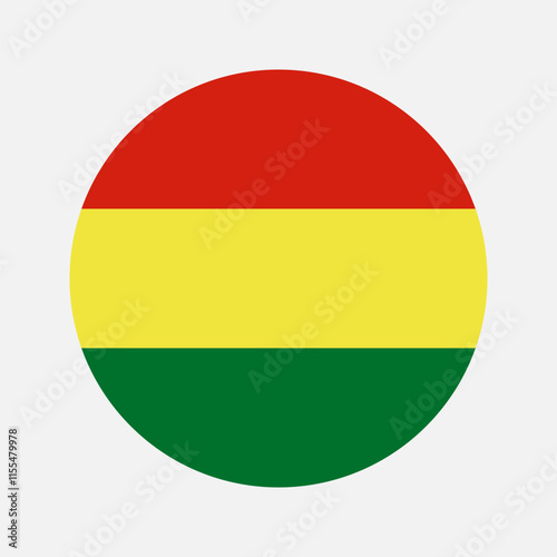 Free Download Bolivia circle flag. Vector illustration. - GFXLoad