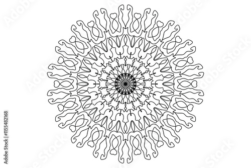 Mandala Design with Beautiful Work