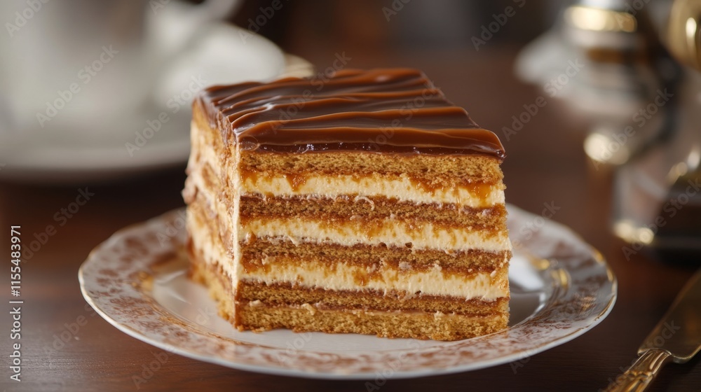 Scrumptious Caramel Cake Slice Scrumptious Caramel Cake Slice