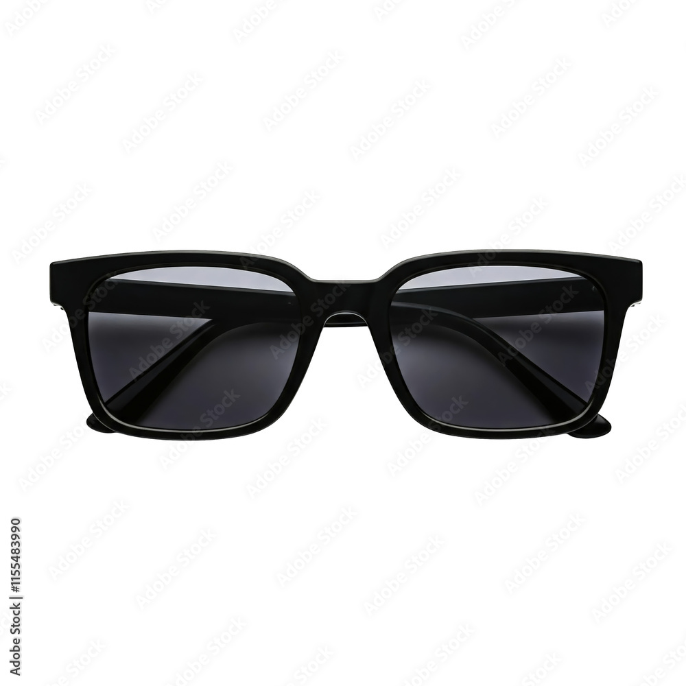 Retro square sunglasses isolated on transparent background png Retro square sunglasses isolated on transparent background png