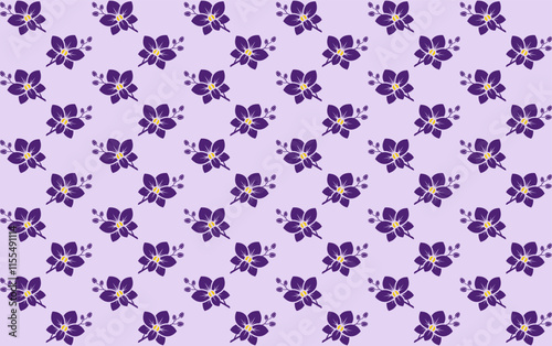 Background or pattern of orchid flowers arranged together
