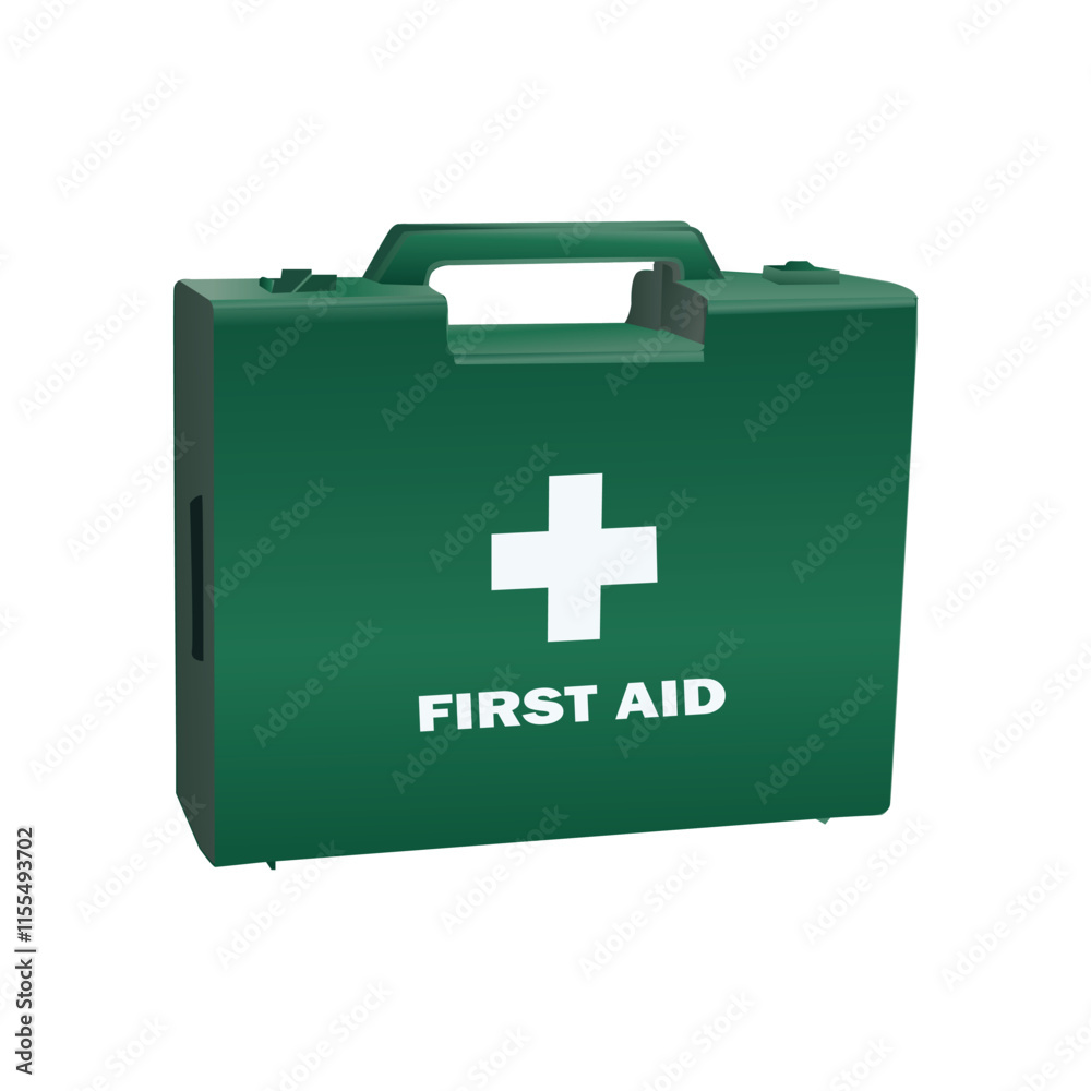 Obraz premium First aid kit illustration vector based drawing Vol 02