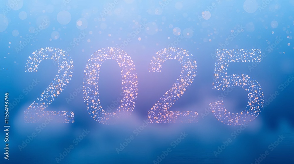 Sparkling 2025 Number Formed by Bubbles in an Underwater Scene with Dreamy Aquatic Background for New Year Celebration Sparkling 2025 Number Formed by Bubbles in an Underwater Scene with Dreamy Aquatic Background for New Year Celebration