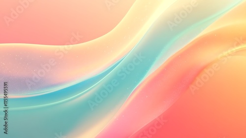 Looping gradient background with smooth peach to turquoise transitions and synthwave visual elements