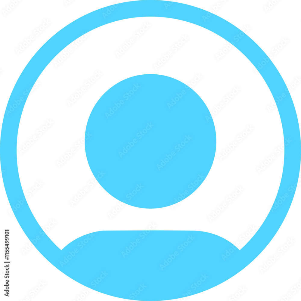 Profile user icon. Person profile avatar with account symbol. Blue Flat and line vectors isolated on transparent background. Icons for applications and communication. Social media concepts. Profile user icon. Person profile avatar with account symbol. Blue Flat and line vectors isolated on transparent background. Icons for applications and communication. Social media concepts.