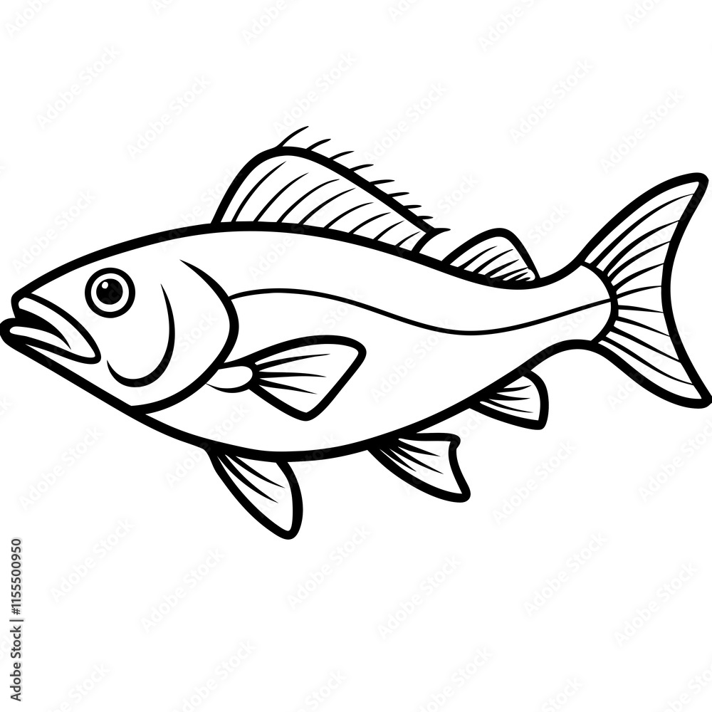 Fototapeta premium fish isolated