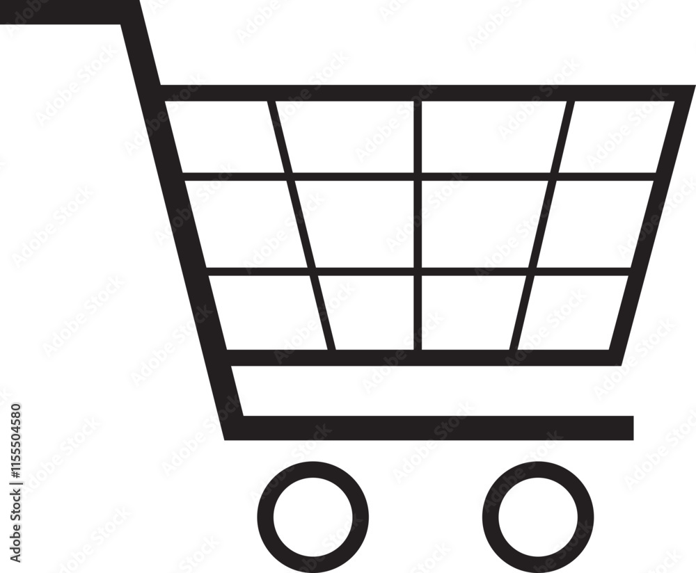 Shopping cart icon empty shopping cart symbol, shop and sale, black vector vector isolated on transparent background. Web store shipping cart. Internet shop buy logo sign. Shopping cart icon empty shopping cart symbol, shop and sale, black vector vector isolated on transparent background. Web store shipping cart. Internet shop buy logo sign.