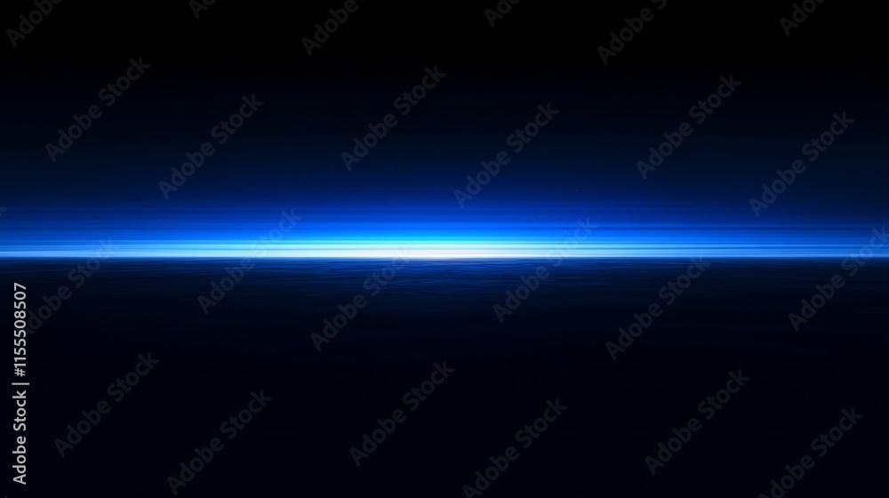 A blue sky with a white line in the middle. Background for display your product. A blue sky with a white line in the middle. Background for display your product.