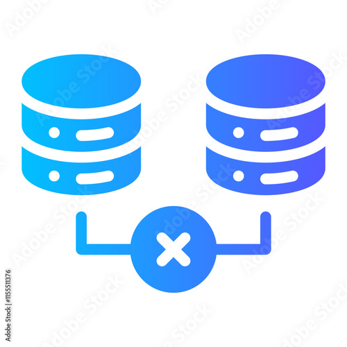 disconnect gradient icon