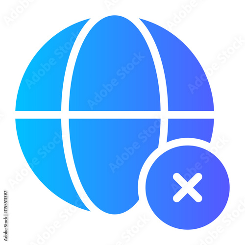 disconnect gradient icon