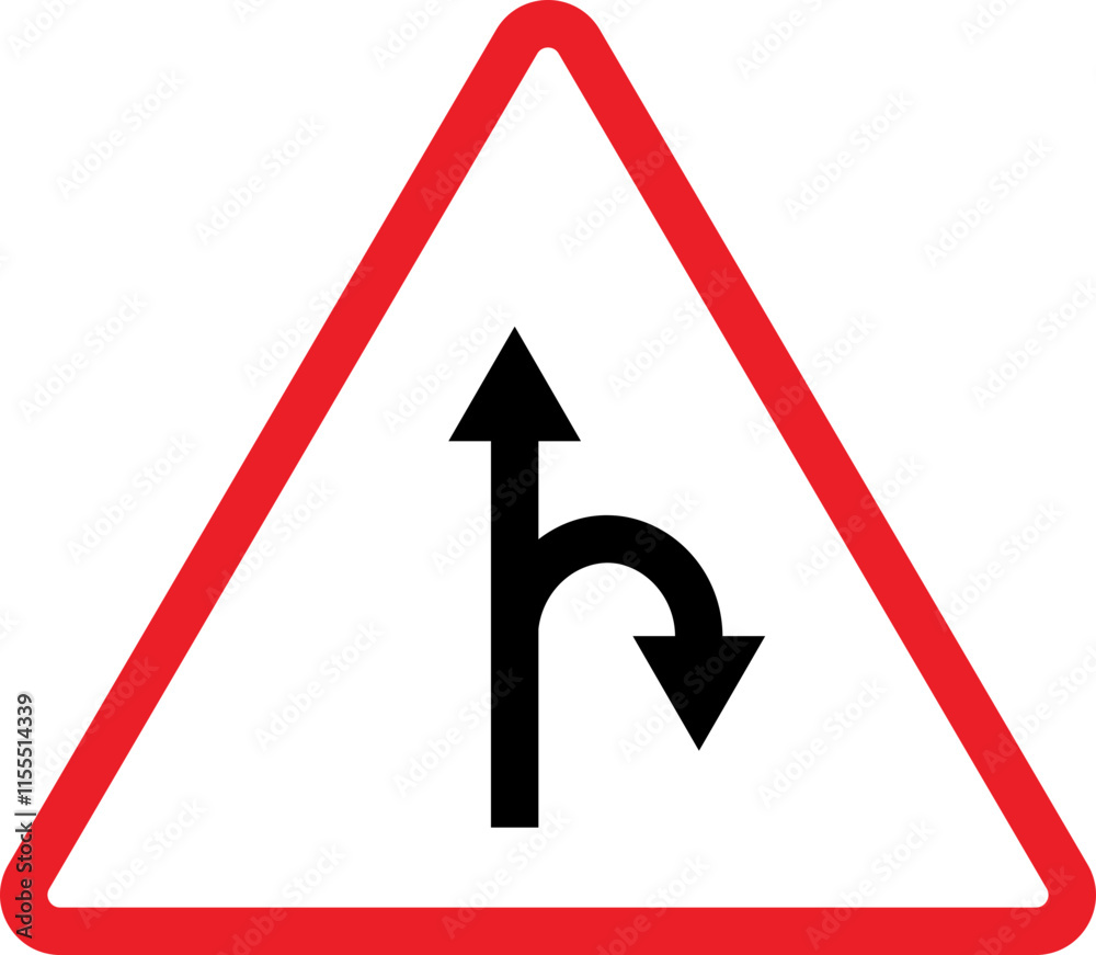 Triangular Traffic road sign board icon. Indicator and warning sign in addition to the hexagonal stop vector collection isolated on transparent background. Inform complicated Turning symbol. Triangular Traffic road sign board icon. Indicator and warning sign in addition to the hexagonal stop vector collection isolated on transparent background. Inform complicated Turning symbol.