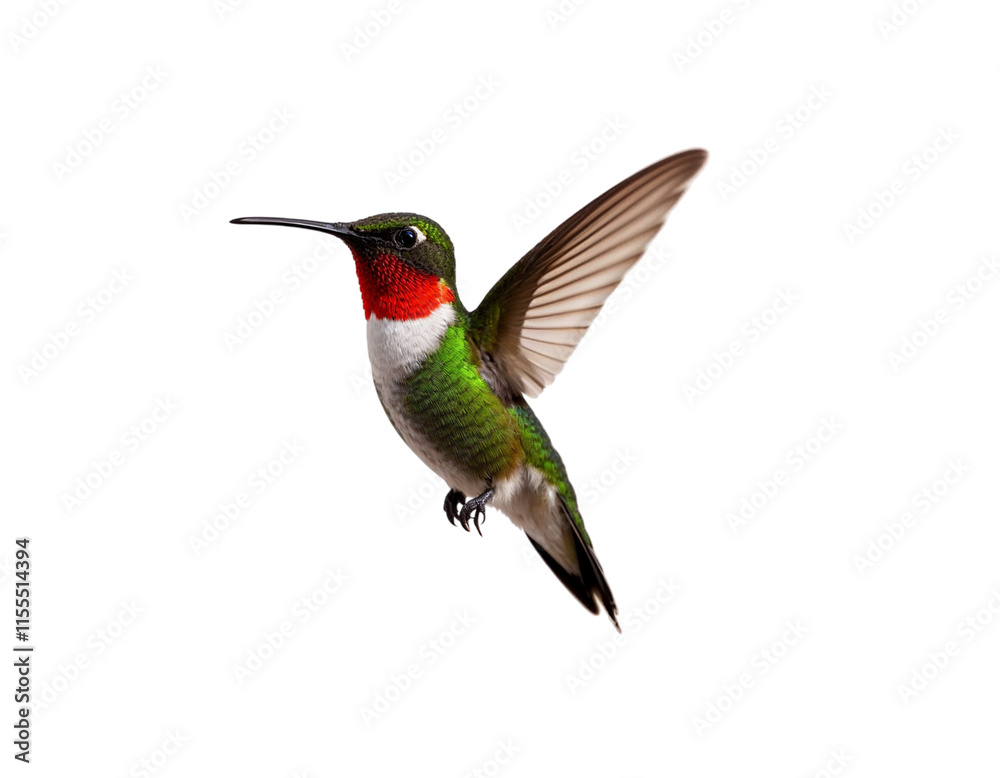 Fototapeta premium hummingbird isolated on white