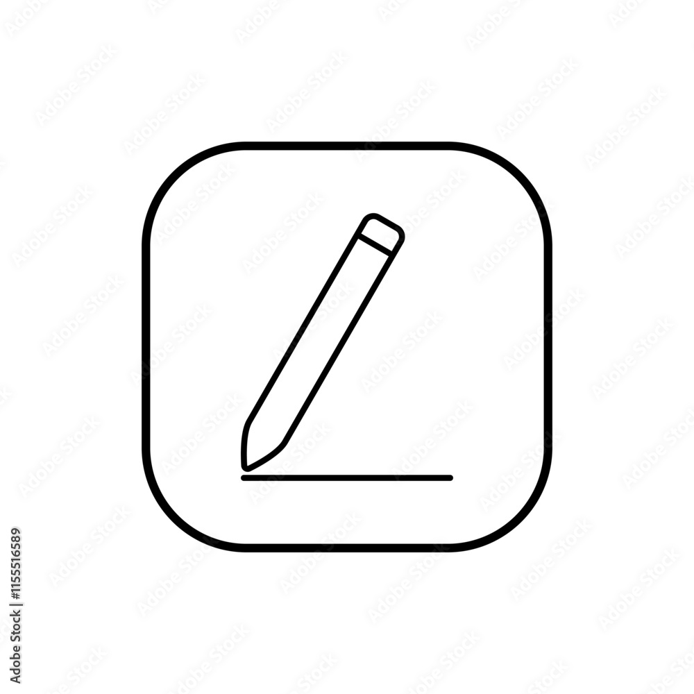 Edit icons. edit document icon. edit text icon. pencil, simple flat style, illustration, logo sign symbol pictogram template, for ui or ux isolated on white for mobile app, editable Edit icons. edit document icon. edit text icon. pencil, simple flat style, illustration, logo sign symbol pictogram template, for ui or ux isolated on white for mobile app, editable