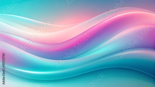 abstract background. A soft abstract design featuring smooth, flowing waves in pastel pink, blue, and turquoise tones. Perfect for modern, elegant, and creative projects.