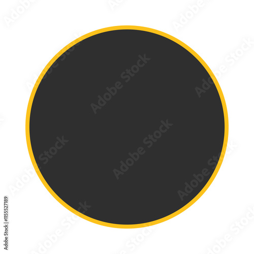 New Moon Vector Illustration | Clipart Design