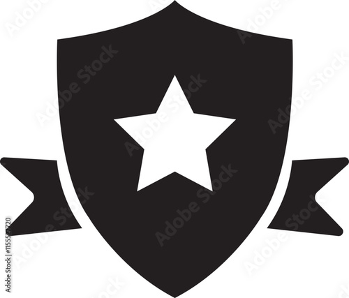 Award medal icon. Winner or victory badge medal. Game champion prize award of honor. Professional certificate ribbon vector symbol. Contains approved, verified, certified, star, achievement.