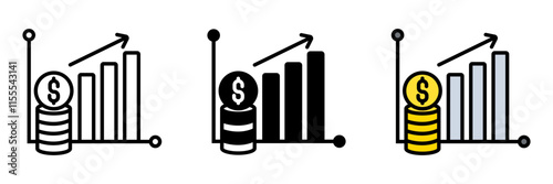 Financial Growth Success is depicted through financial growth, symbolizing increasing wealth, investments, and business expansion.