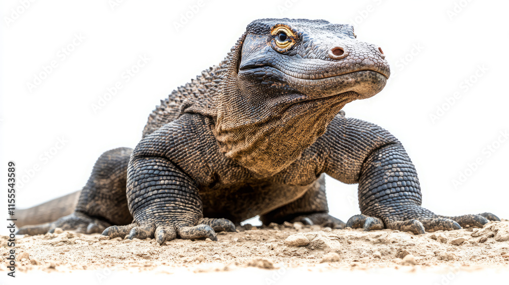 Obraz premium Komodo Dragon: The Majestic Reptile of Indonesia