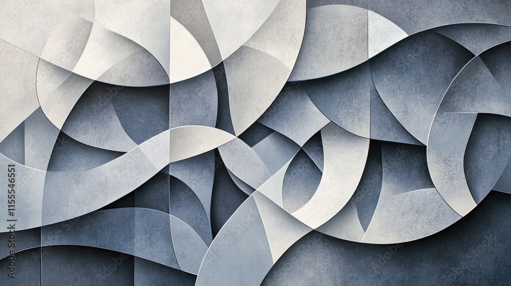 Obraz premium A wave with a lot of white and gray lines