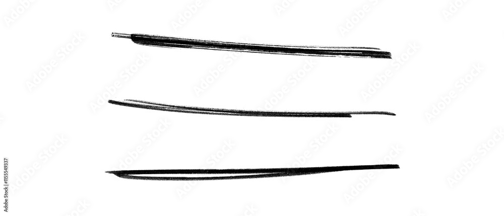 Set of Three Medium Line | Black Marker PNG Isolated hand drawn doodle Elements on transparent background Set of Three Medium Line | Black Marker PNG Isolated hand drawn doodle Elements on transparent background