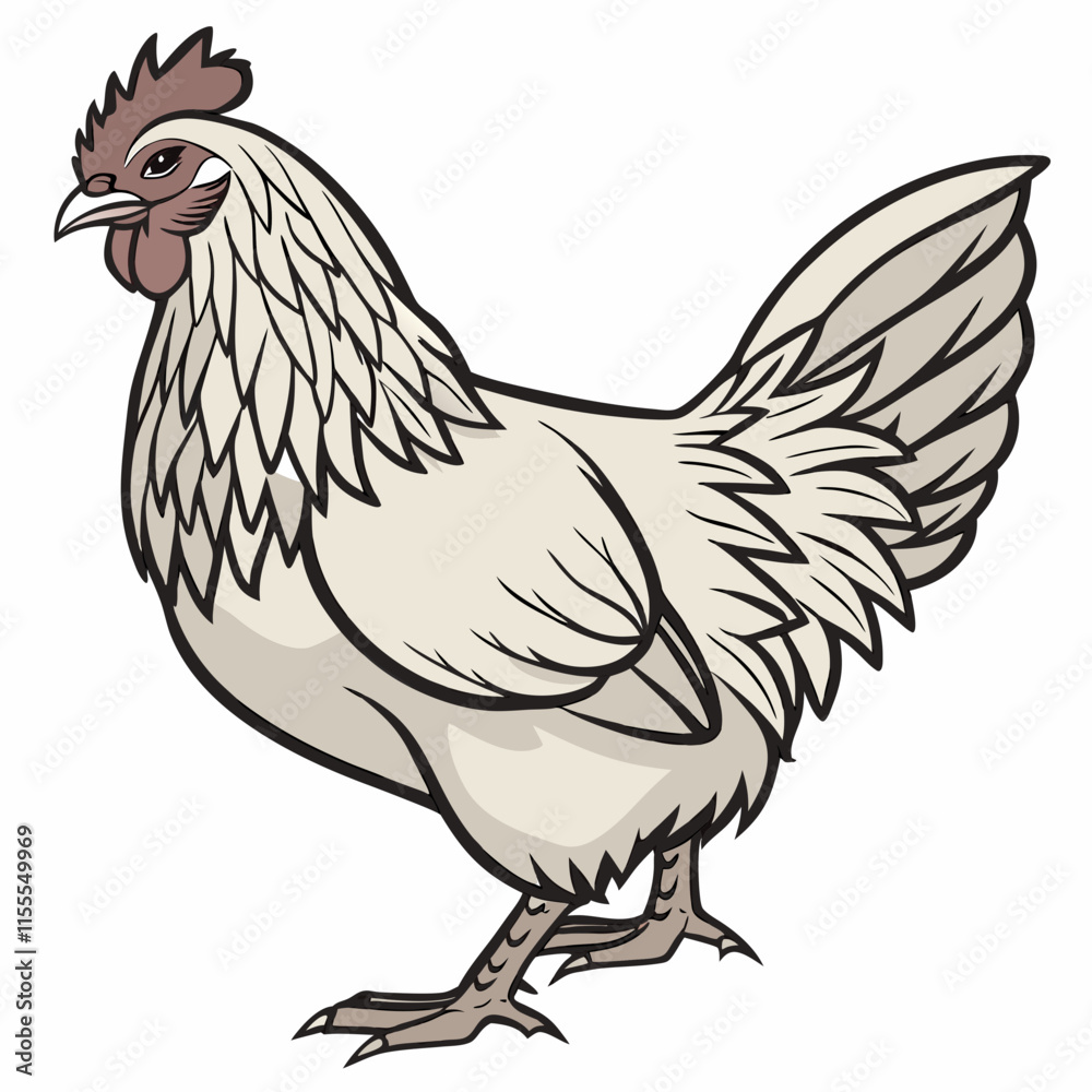 The Brahma chicken is a majestic, large poultry breed known for its friendly nature and impressive size. The Brahma chicken is a majestic, large poultry breed known for its friendly nature and impressive size.