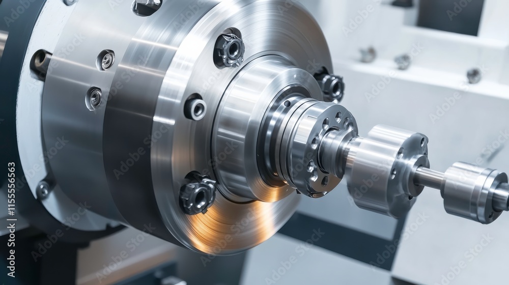 High-Tech Machinery in Bright Working Environment High-Tech Machinery in Bright Working Environment