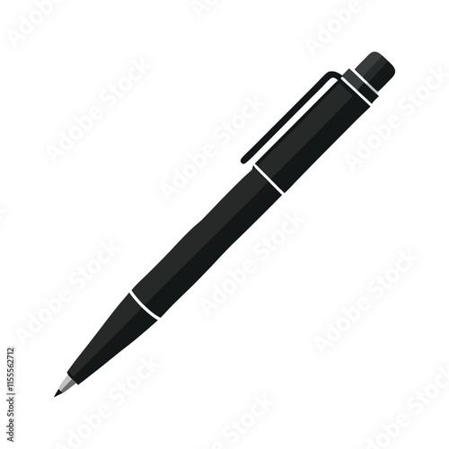 black ballpoint pen.eps