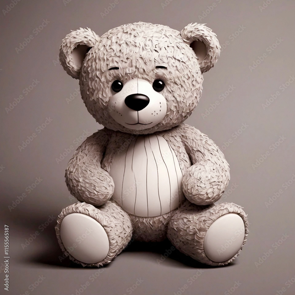 Obraz premium Funny teddy bear cartoon