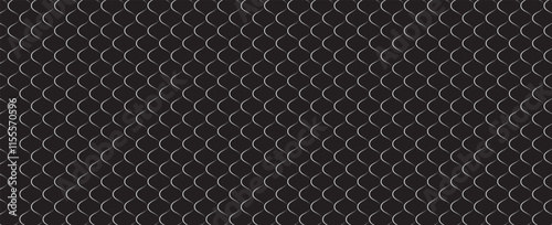 Mesh texture for fishing nets. Seamless pattern for sportswear or soccer goal, volleyball net, basketball hoop on black background